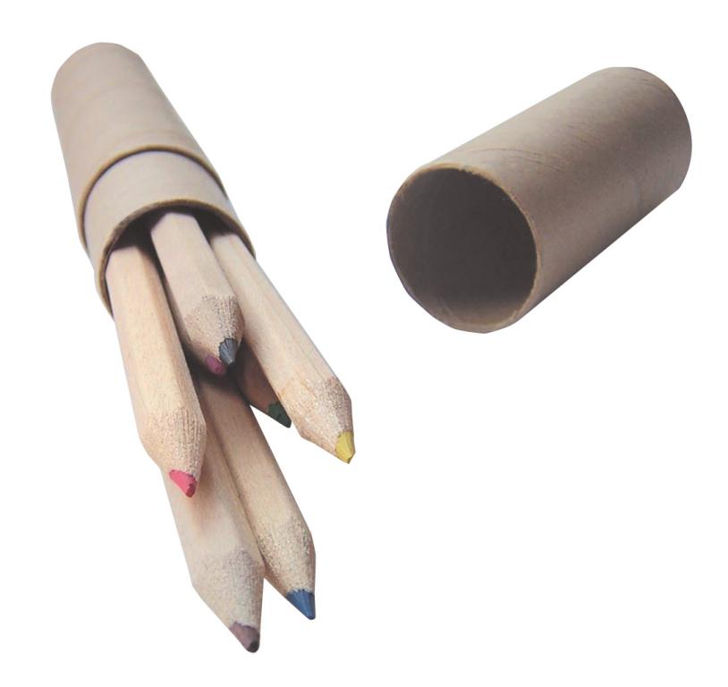 CILINDRO CON LÁPICES DE COLORES
